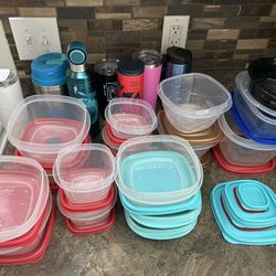 Coffee Tumblers And Tupperware