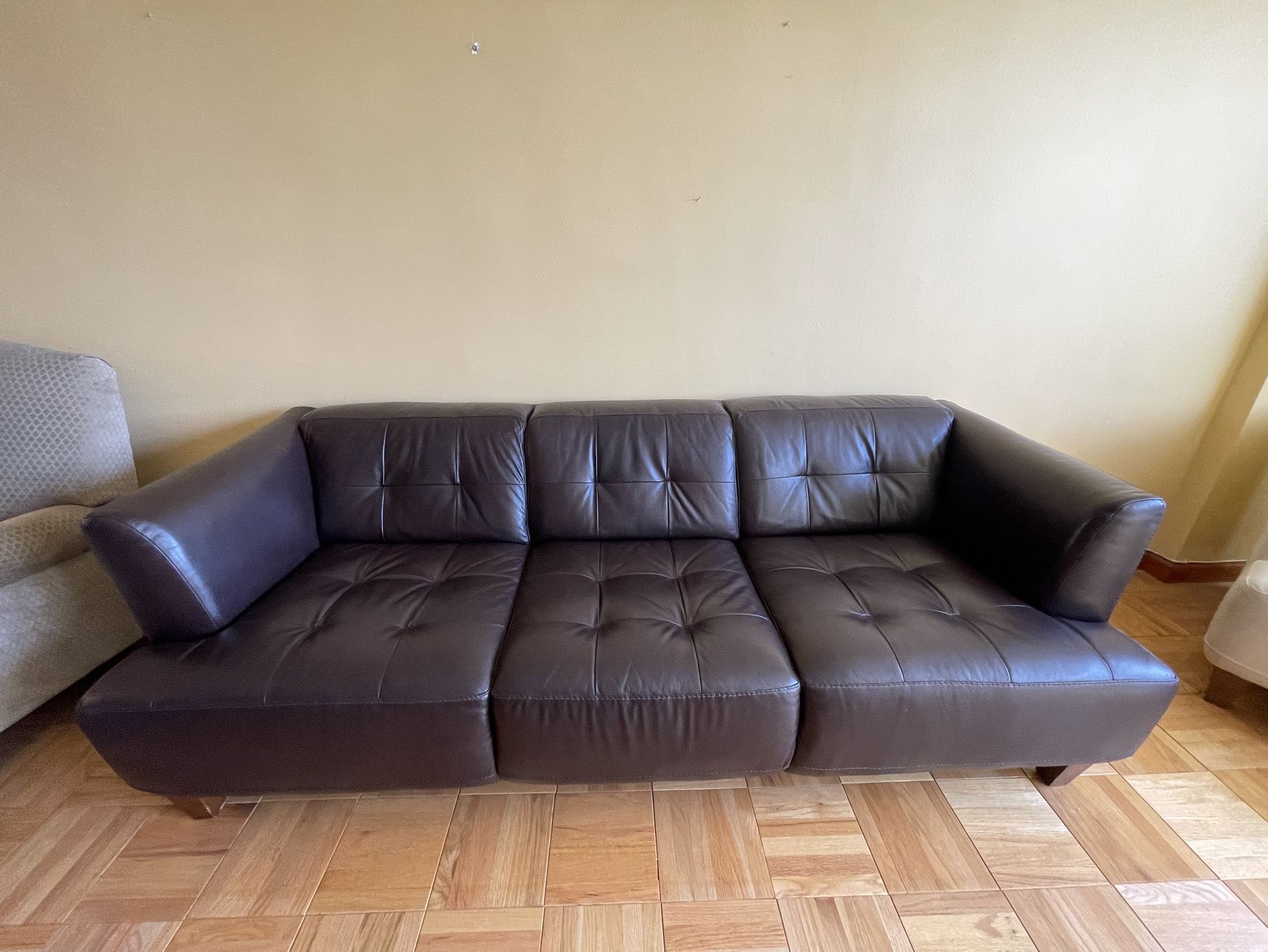 Italian Leather Sofa - Like New