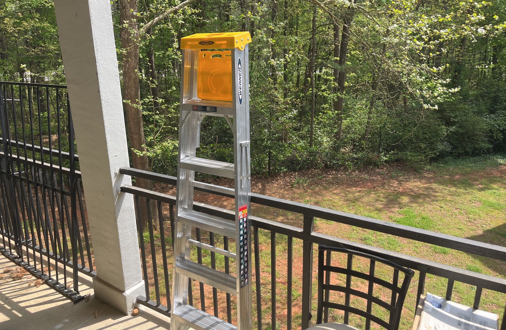 Like-New Werner 6ft Aluminum Ladder – Used Only Once!