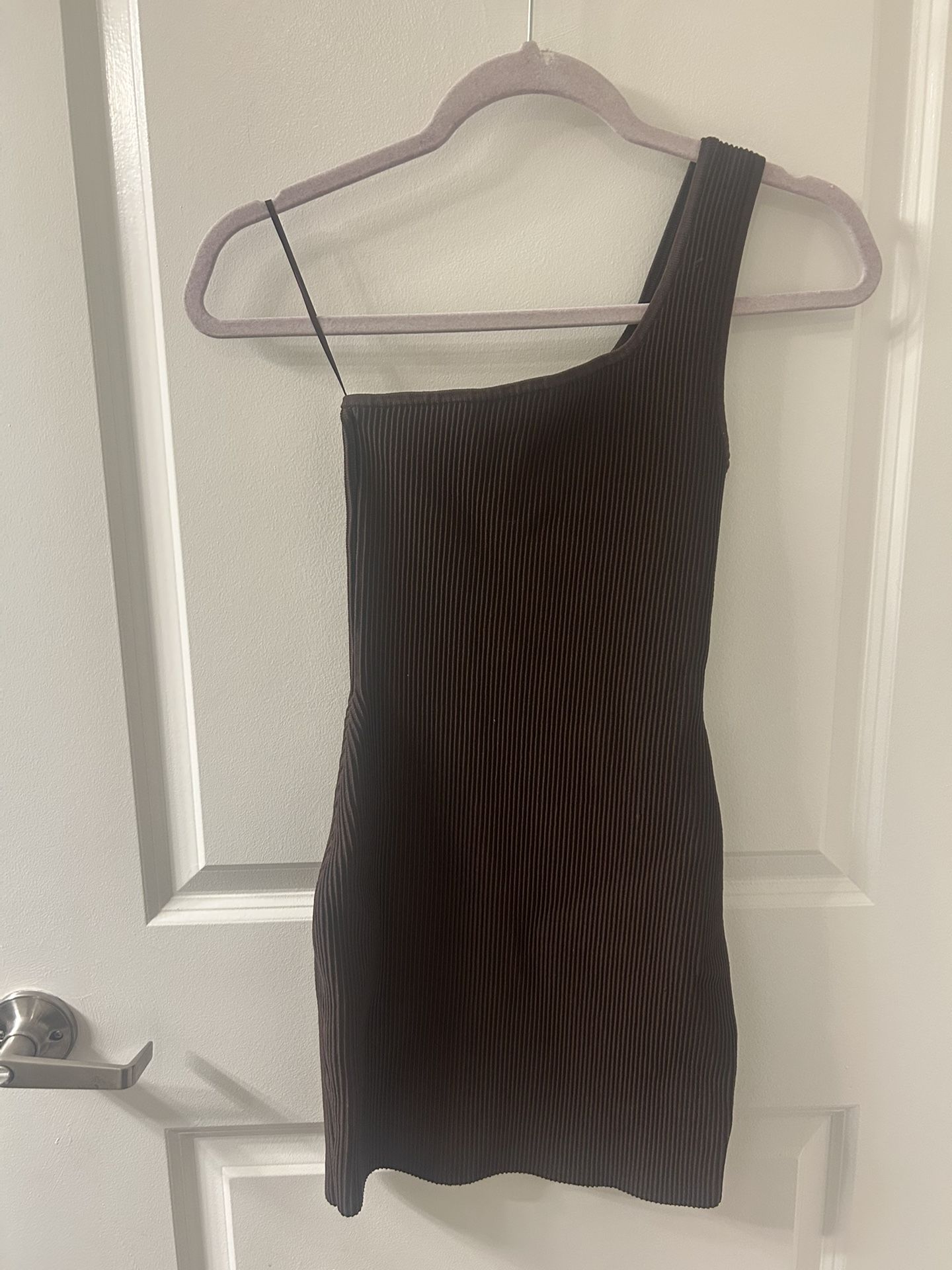 Aritzia XS Brown Mini Dress 