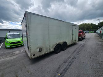 Trailer 8x20 "2021" one owner Pulls Great solid frame, NO Leaks Clean Documentation In Hand ✋️ READ Description FIRST, LEA PRIMERO.
