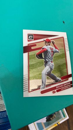 Shohei Ohtani Donruss Optic Baseball Card