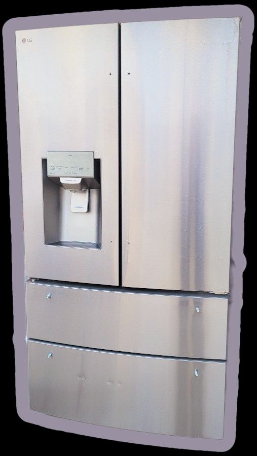 LG Standard-Depth Craft Ice Smart WiFi Enabled 27.8-cu ft 4 -Door Smart Comp
