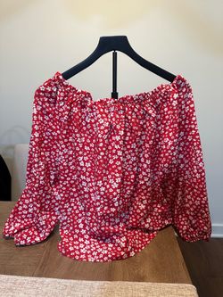 Over shoulder blouse