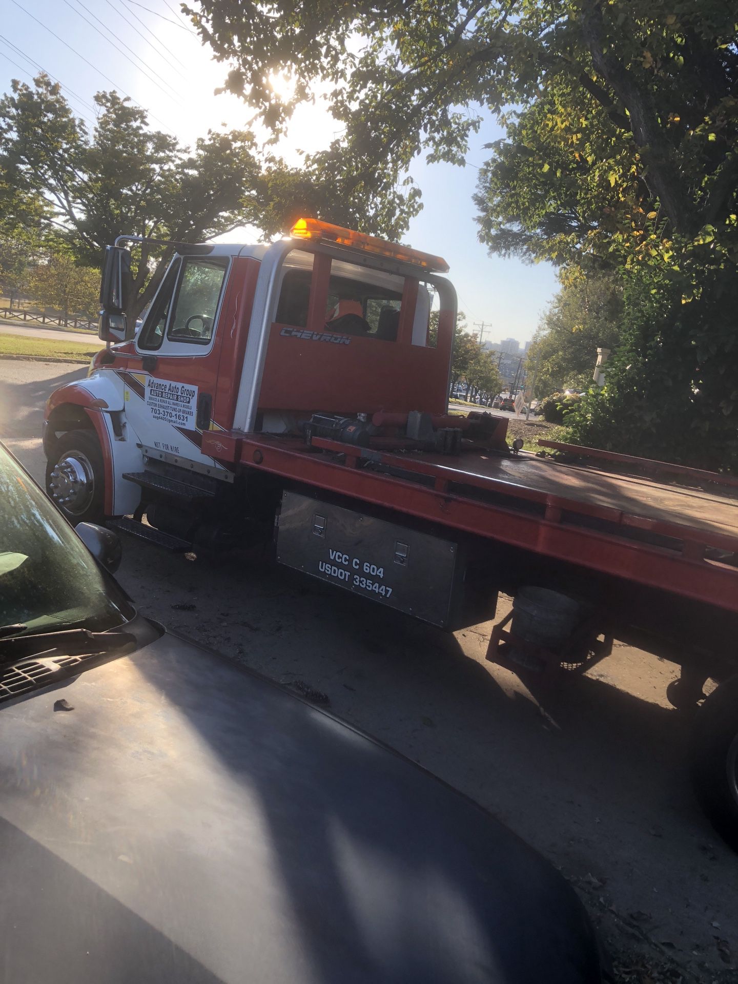 Tow truck roll back for sale low miles and ready to go !!!! No lights on everything working 2009 international air brakes Ect this truck got everythi