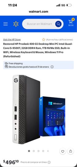 Mini PC HP Prodesk 400 G5 desktop