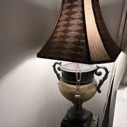 Vintage Brown  Lamp
