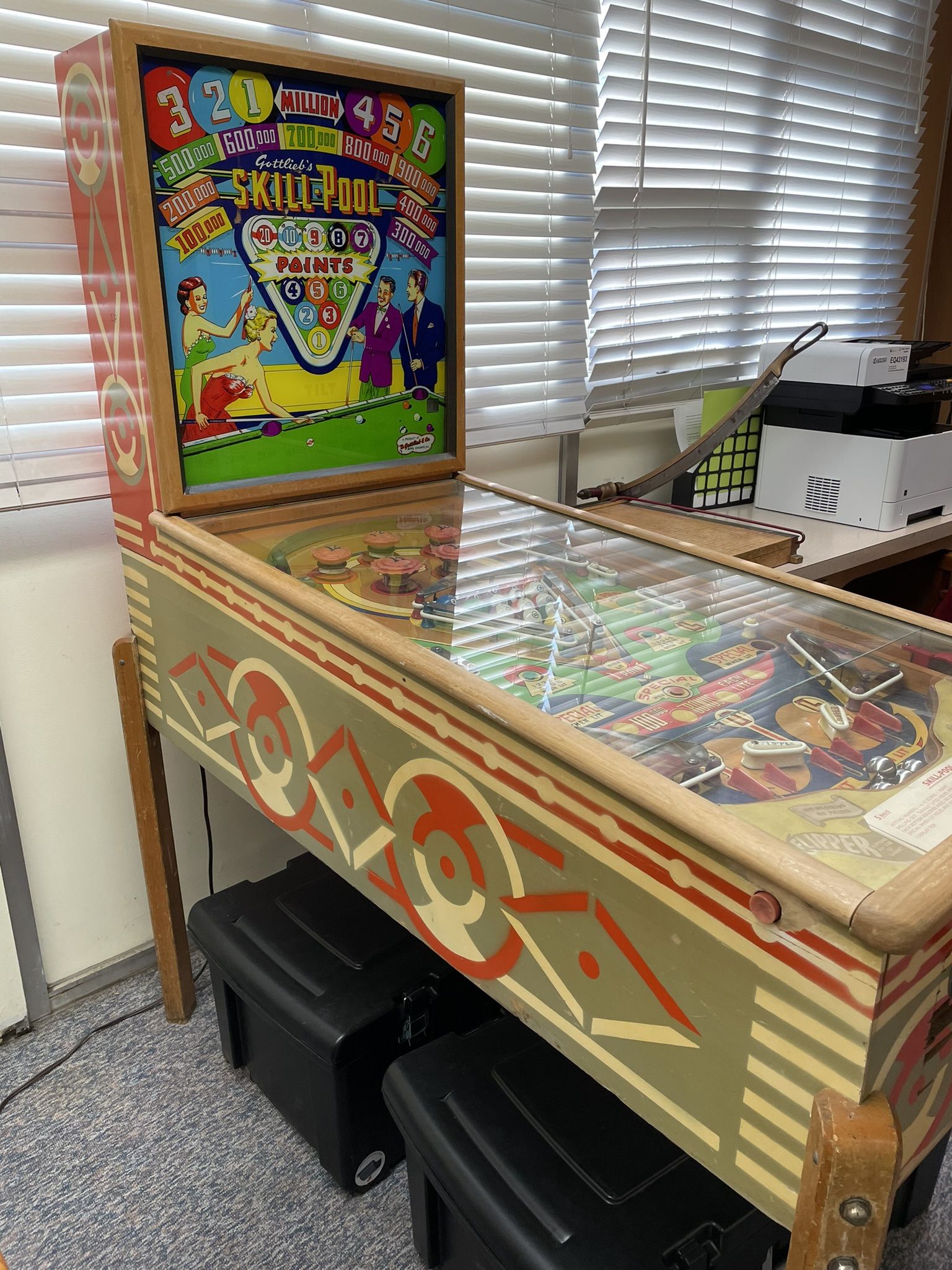 Antique Pinball Game