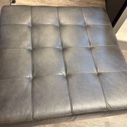 Large Ottoman-Dark Grey