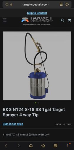 B & G sprayer