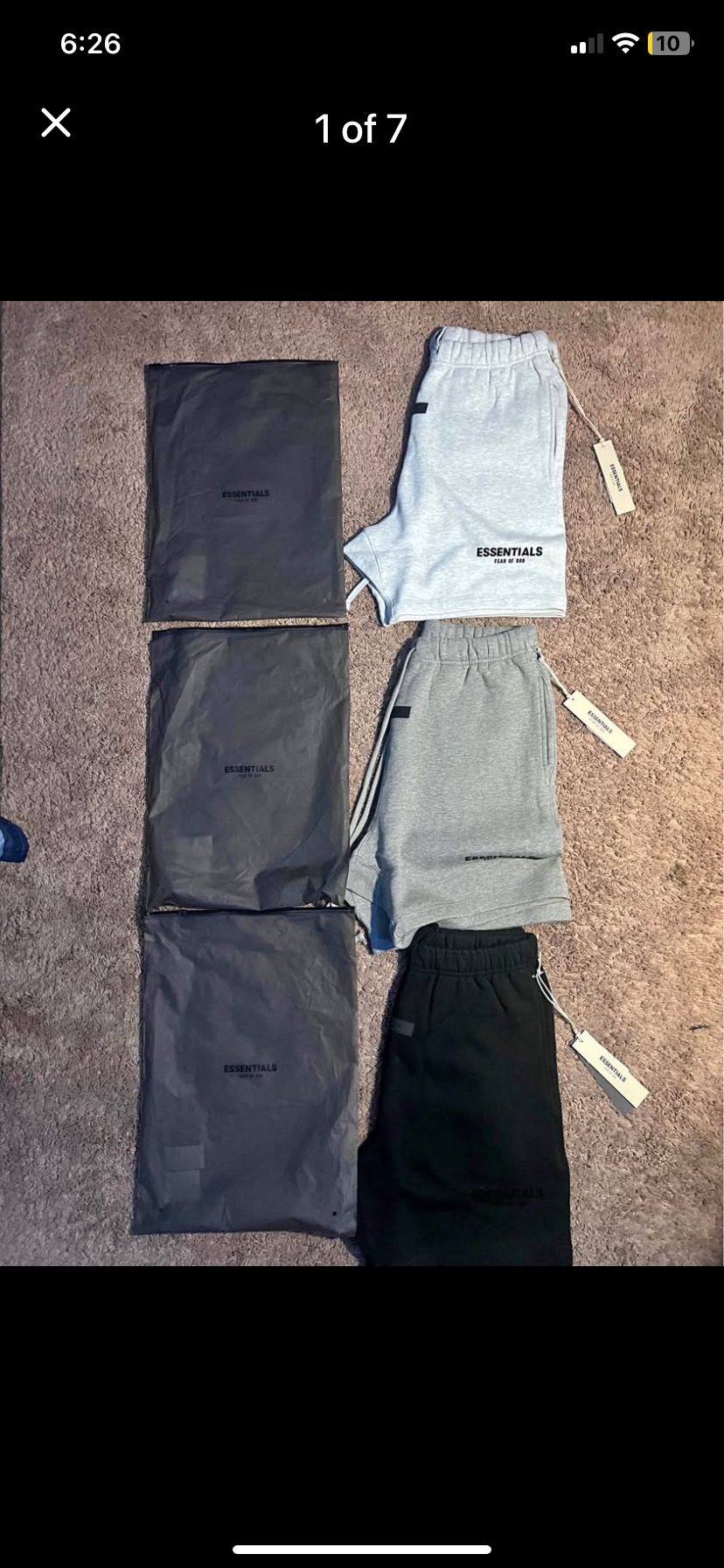 Essentials Shirt And Shorts