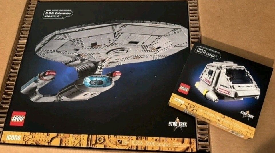 LEGO STAR TREK BUNDLE 10356 ENTERPRISE & 40768 SHUTTLEPOD