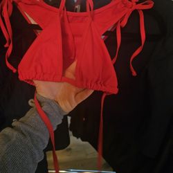 Red Bikini New/Unused Size Small 34 C