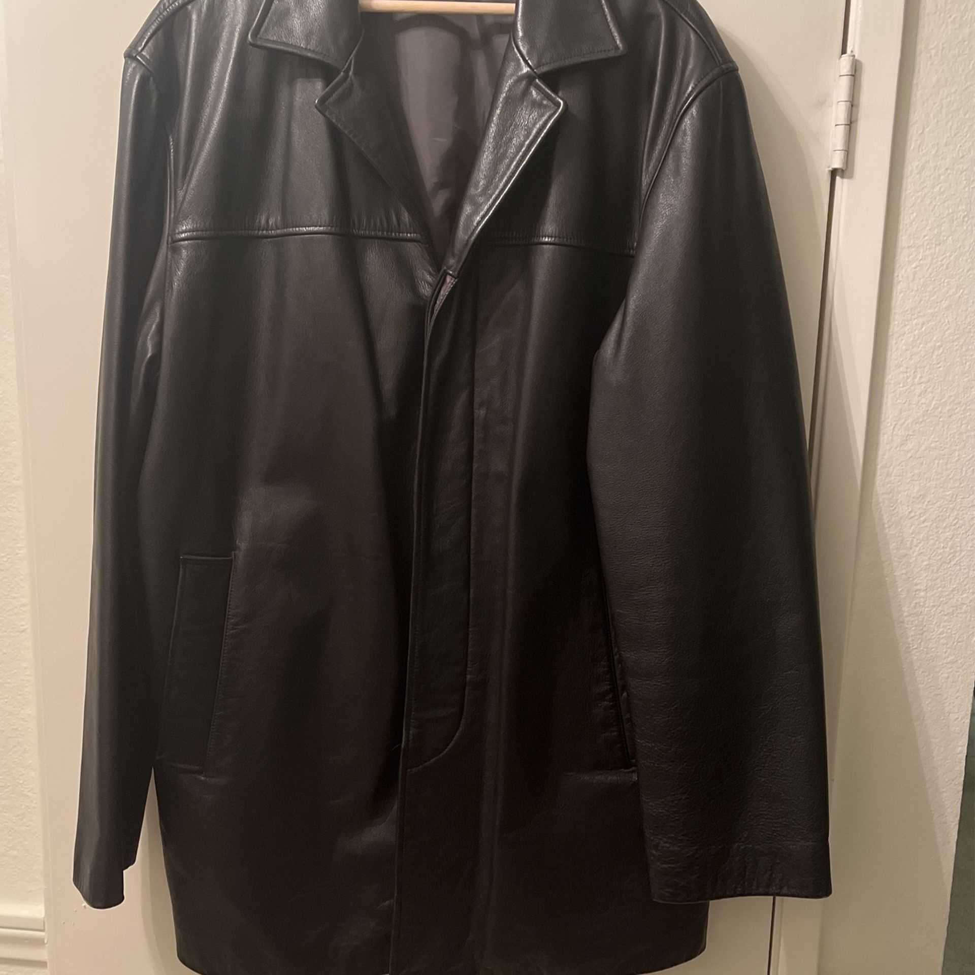 Leather Jacket (banana republic)