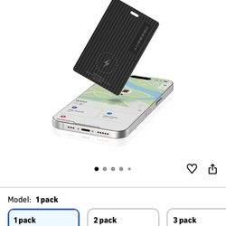 New Slim Air Tag Wallet Tracker Card, [Apple MFi Certified], Wireless Charging, Work with Apple Find My, IP67 Waterproof, Item Locator for Keys, Bags,