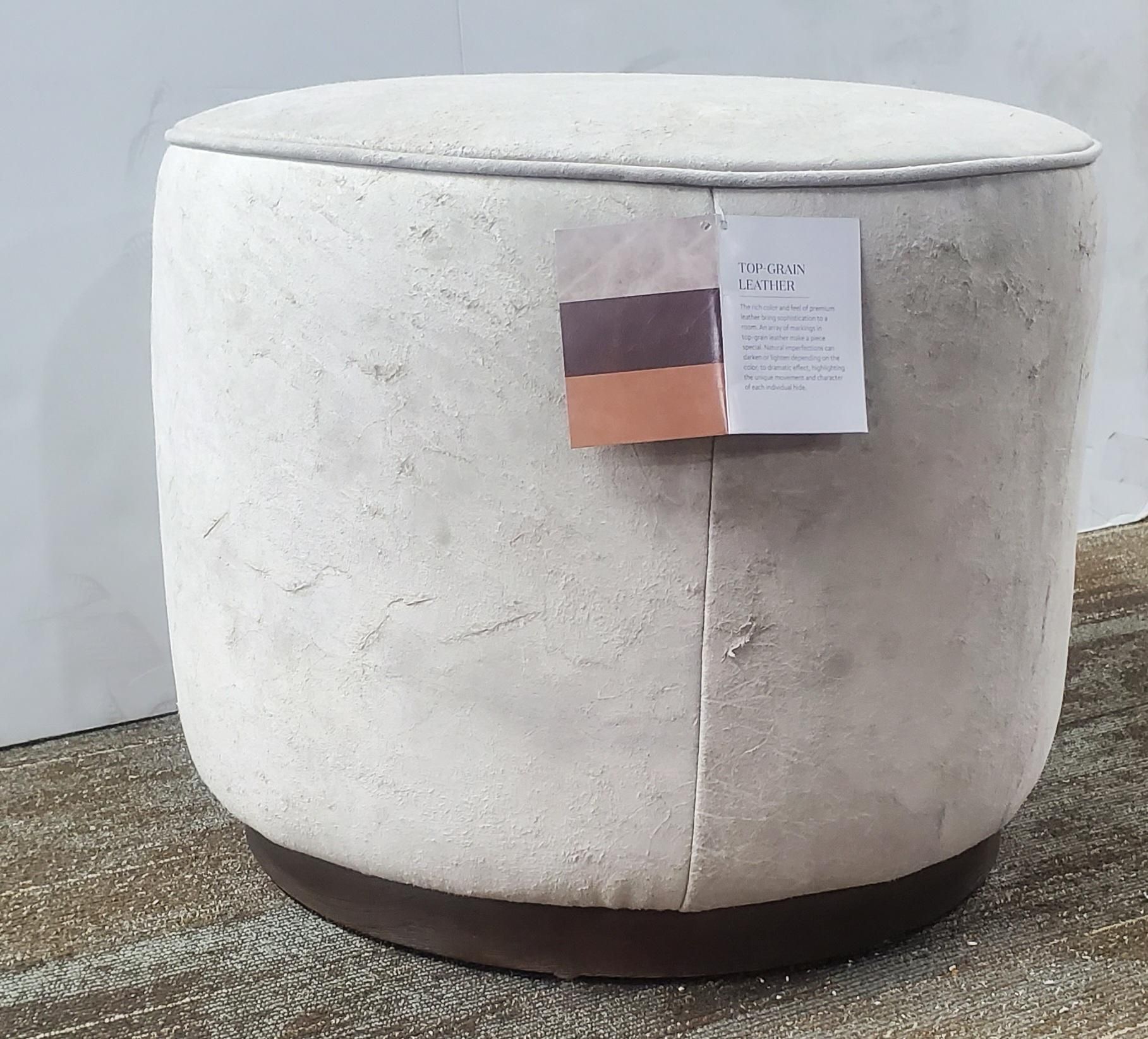Brand New Four Hands Natural Hide Ottomans