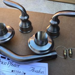 2  Handle Shower Handle Kit