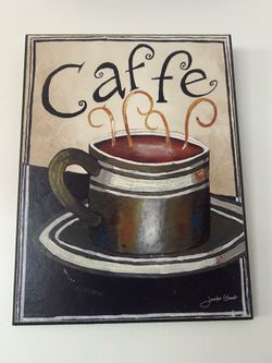 Coffee cup painting