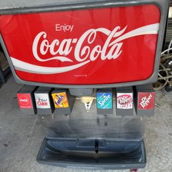 6- Flavor Counter Electric Soda Fountain System Coca-Cola