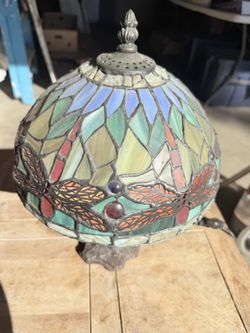 Stained Glass Antique Lamp