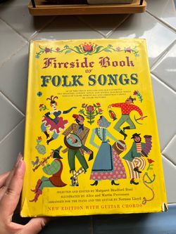 Vintage Fireside Book of Folk Songs hardcover