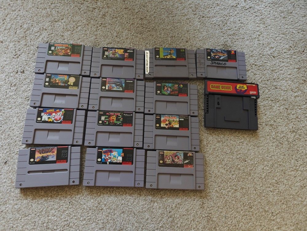 SNES GAMES (Prices In Deception) 