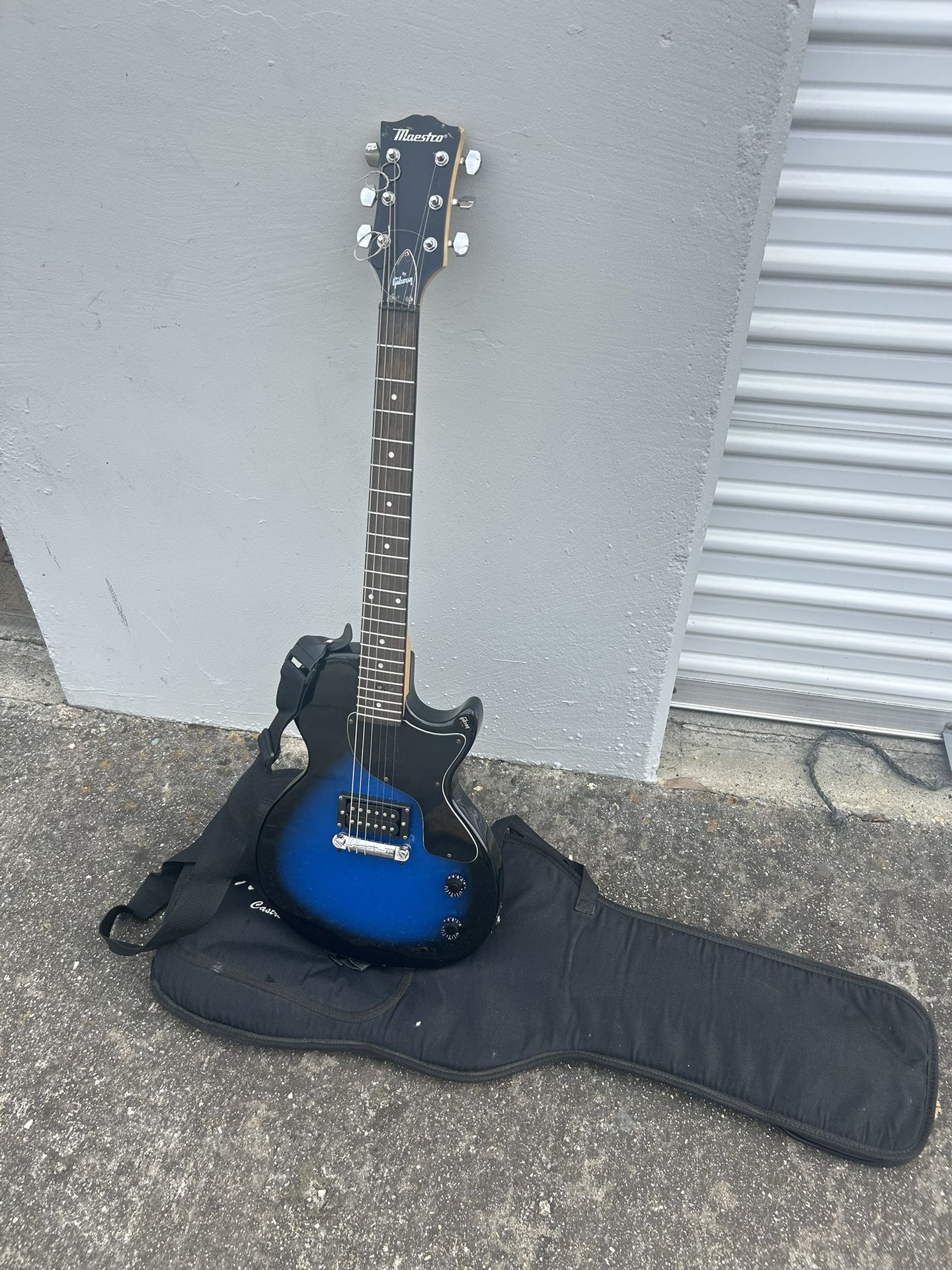 Beautiful 😻 Maestro by Gibson Les Paul Electric Guitar - Blue Burst