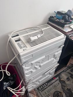 Two LG air conditioners