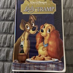 Walt Disney Home Video Lady and the Tramp VHS Fully Restored THX Family G