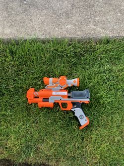 Nerf gun .