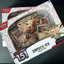 Pokemon - 151 Zapdos EX Box
