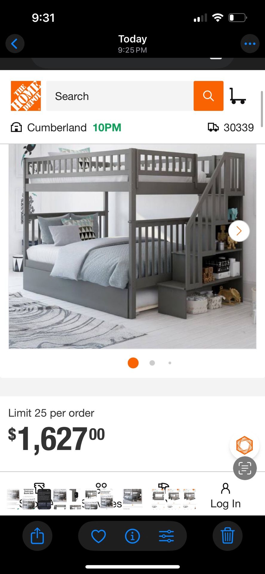 Woodland Staircase Bunk Bed