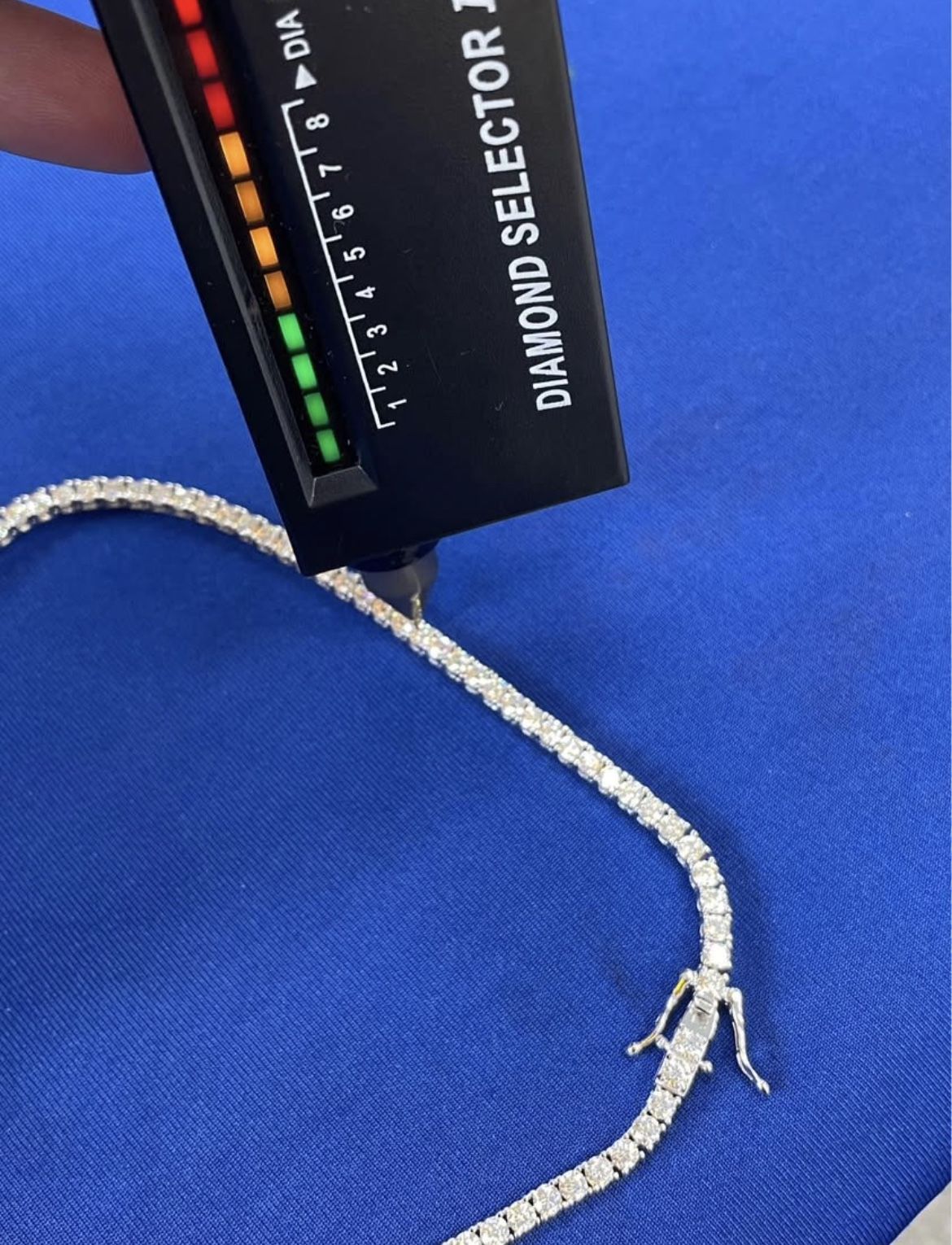 3MM 20” VVS Moissanite Diamond Tennis Chain