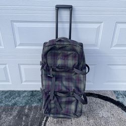 Dakine Duffle Bag Suitcase Check Luggage Rolling 