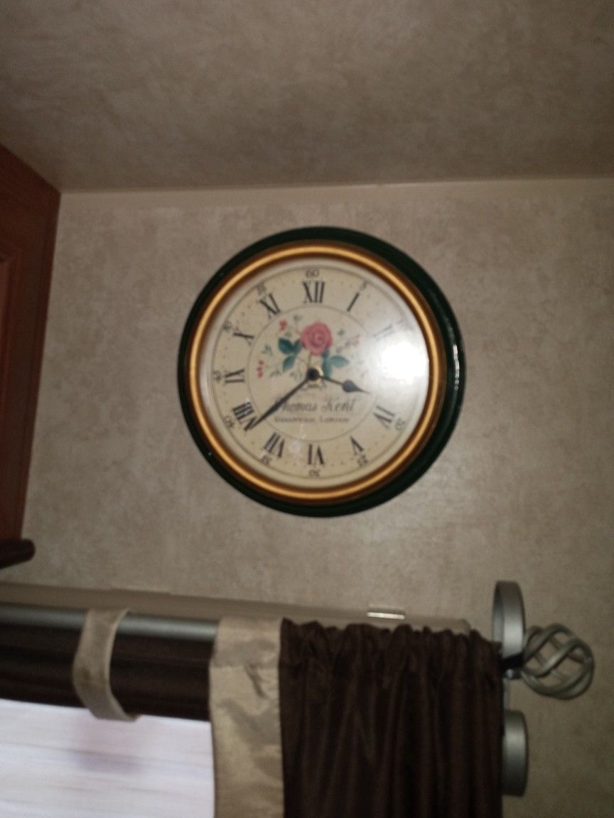 Vintage Wall Clock By Thomas Kent