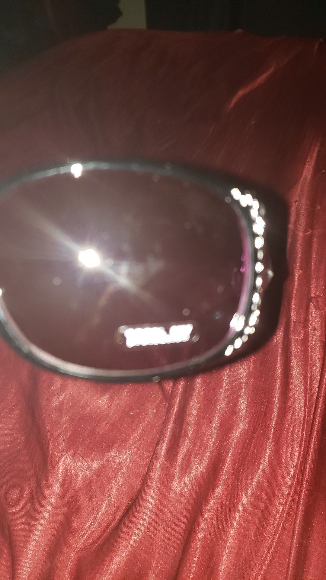 BLACK WOMEN EMBELLISHED WRAP SUNGLASSES WIT RHINESTONES ON BOTH SIDES OF DA ARMS, N DA FRONT SIDES 2, N 100% UV PROTECTION FROM DA SUN!!!!!!!!!!!!!!
