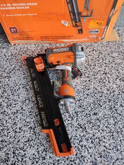 Framing nail gun ridgid