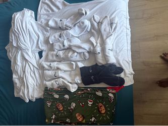 T shirts, socks & pajamas bundle