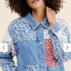 Bandana Denim Jacket XS 