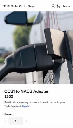 Brand New Tesla CCS Combo 1 Adapter