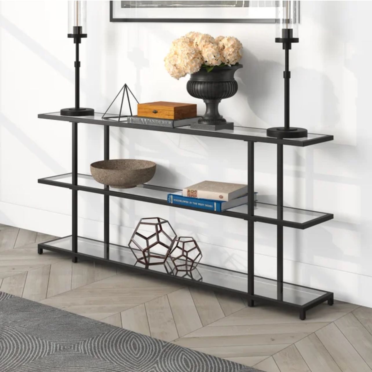 Console Table (tempered glass)