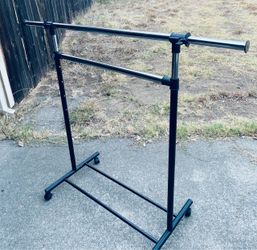 Rolling Clothes Rack