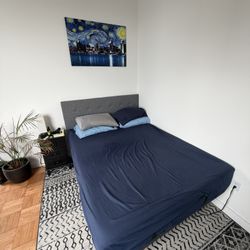 Adjustable Queen Bed + Memory Foam Mattress