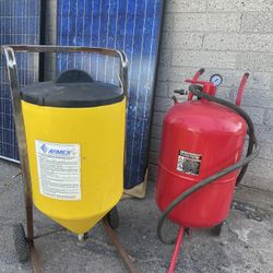 Abrasive Blasting Setup – ARMEX + 110 lb Sandblaster Pot 