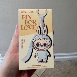 THE MONSTERS Pin for Love Series-Vinyl Plush Pendant Blind Box (A-M)