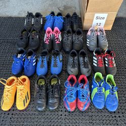 Kids 12C Soccer Baseball Softball Football Cleats Shoes Kids Boys Girls