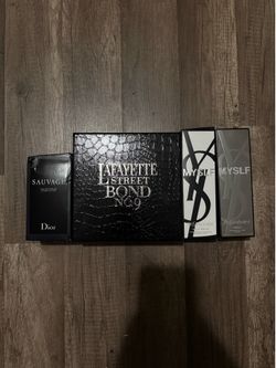 Luxury Cologne Bundle Dior Sauvage Bond No9 YSL MYSLF