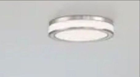 Ceiling LED Light Fixture Screen 16 in. Brushed Nickel, 3 CCT Flush Mount with White Acrylic Shades,