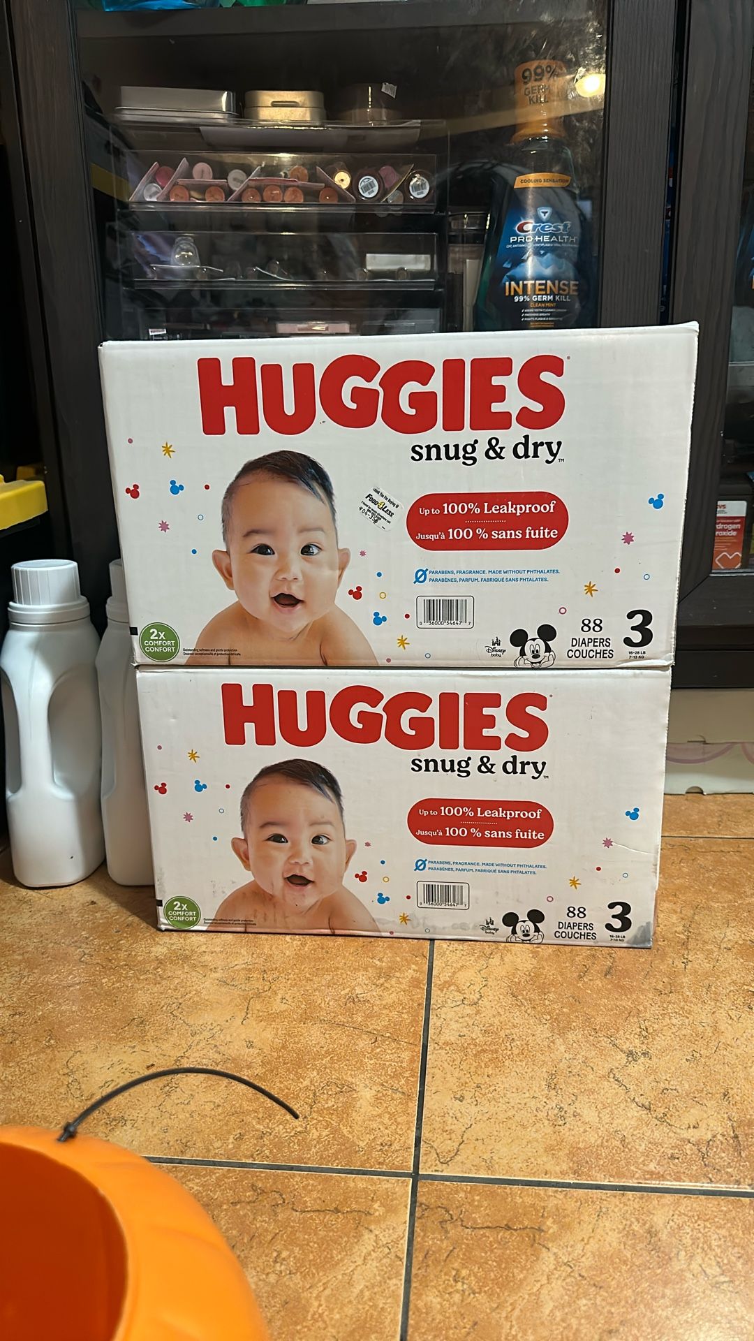 Huggies Snug And Dry Size 3 Sold As Set 2X$40 176ct Total Diapers