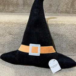 Target Witch Hat Halloween Throw Pillow 13” tall New